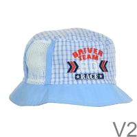 Kockás hálós nyári kalap DriverTeam