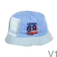 Kockás hálós nyári kalap Vintage69